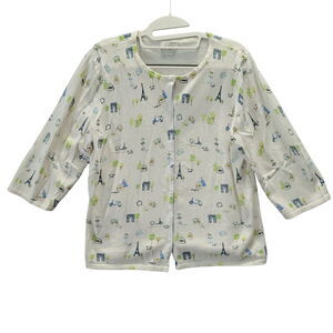 Christopher & Banks Womens Sweater Multicolor Size XL Cotton Blend Long Sleeve
